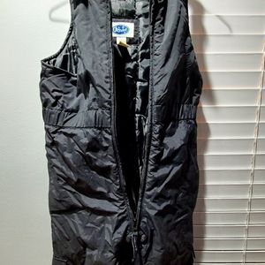 Girls zippered snow pants with pockets